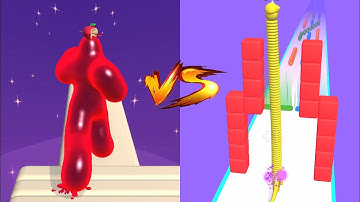 Blob Runner 3d  🌟 VS Long Neck Run : All Levels Gameplay Walkthrough Android, iOS NEW UPDATE