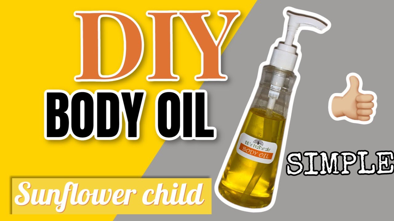 How to make body oil DIY body oil YouTube