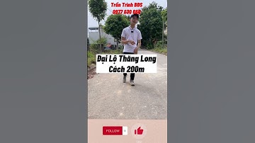 Bán 200m2 tái định cư Bắc Phú Cát Hoà Lạc - Bán đất Thạch Thất