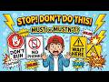 STOP! Don’t Say This ❌ | Imperative Sentences &amp; MUST/MUSTN’T Explained Easily