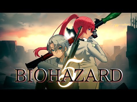 🔴【バイオハザード5 #3】ラストシーンで相棒がダイナマイトを持って特攻するシーンは感動した【with夜半ツキ/Vtuber配信中】