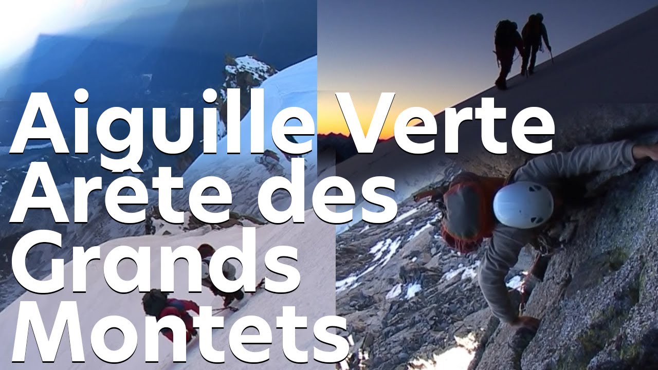 Arête des Grands Montets Aiguille Verte Chamonix Mont-Blanc montagne alpinisme