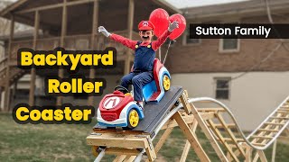 Backyard Roller Coaster for Harvey's 7th Birthday | Sutton Family