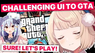 Trying To Get Ui To Play GTA (Himesaki Yuzuru, Inuyama Tamaki & Shigure Ui) [Eng Subs]