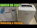HAUSER DH-3501 páramentesítő kicsomagolás és bemutató