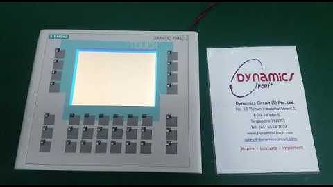 Siemens SIMATIC HMI Repairs by Dynamics Circuit (S) Pte. Ltd.