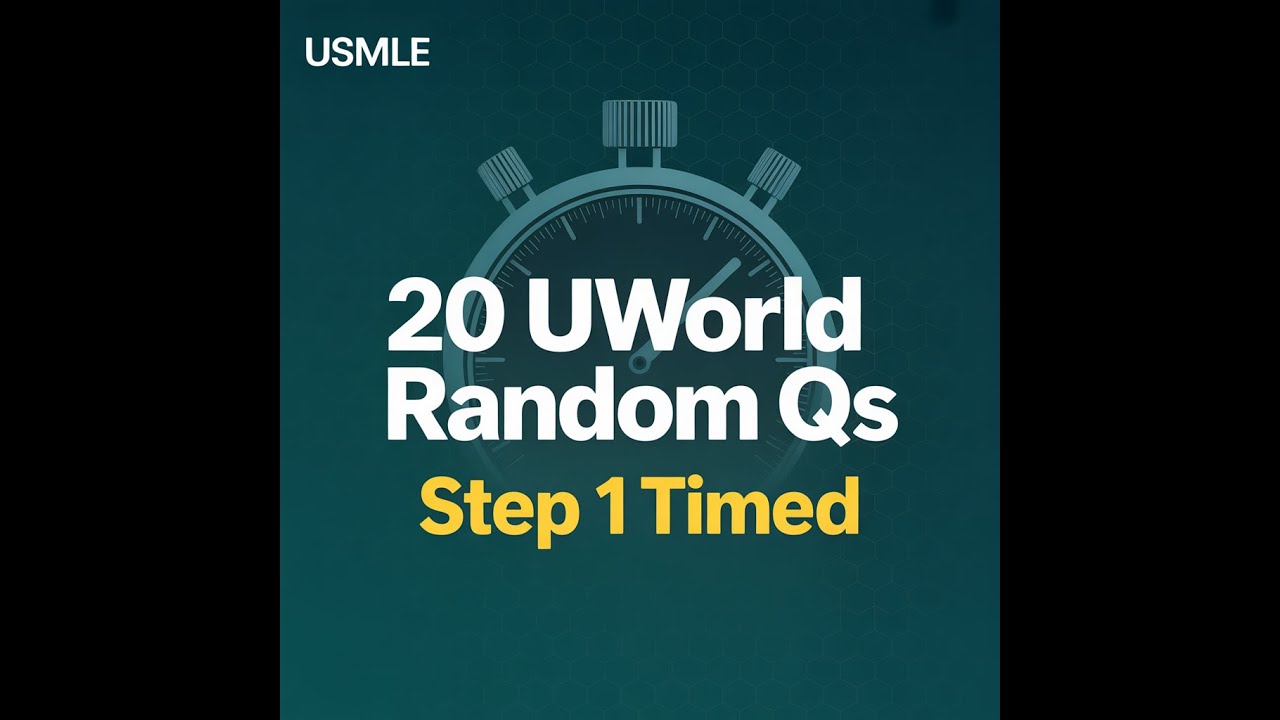 20 Random UWorld Questions || USMLE Step 1