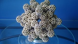 Stellated Icosahedron Of R60 Mini Spheres | 5520 Neodymium Magnetic Balls