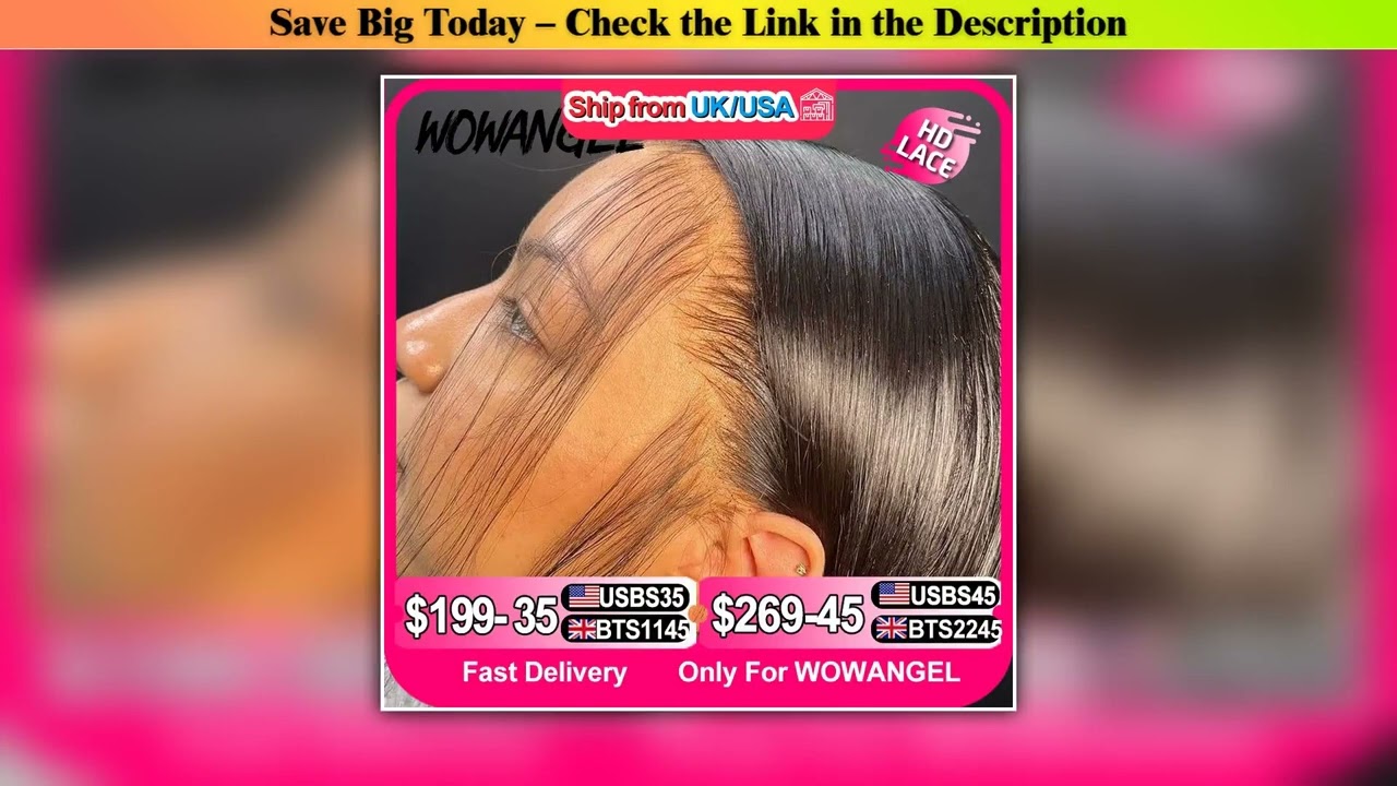 Wow Angel Hd — Best Price (2025): WOW Angel HD Lace Frontal Wig 250% 13x6 HD Lace Front