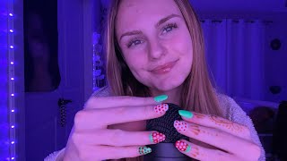 ASMR Gentle Bare Mic Scratching + Mouth Sounds