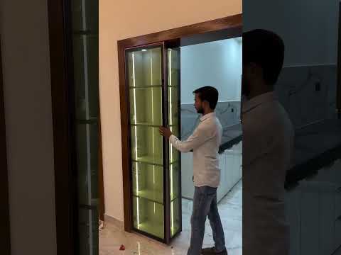 👉👉 Modern Kitchen Partition & Luxury Display Unit 👍 #mumbai #mumbaiinterior #furnitureinstallation