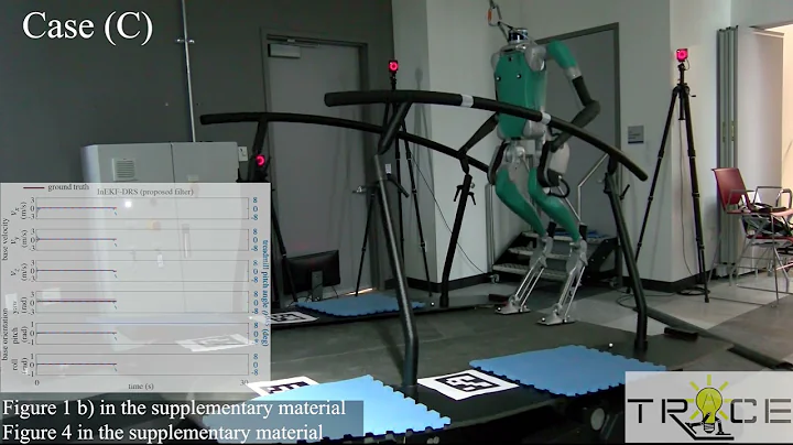 Invariant Filtering for Legged Humanoid Locomotion on a Dynamic Rigid Surface
