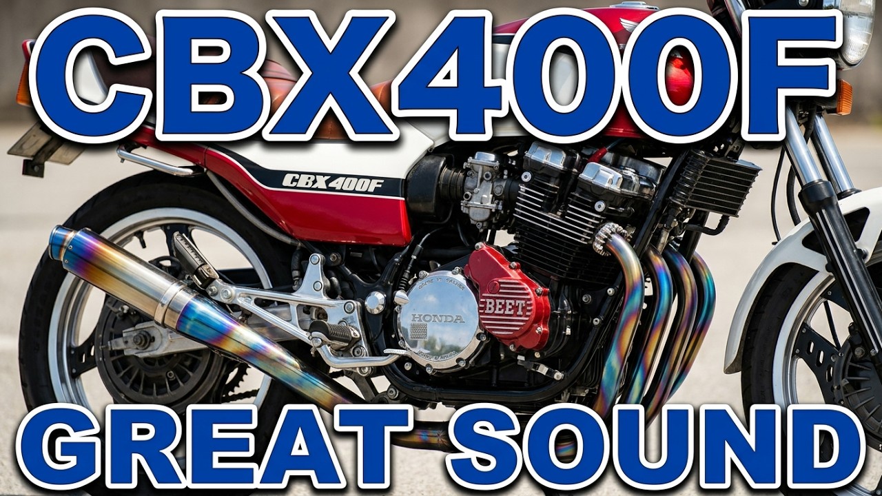 Honda CBX400F Exhaust Sound - YouTube