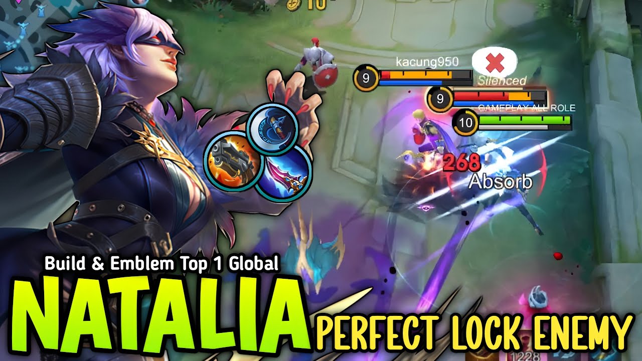 100% CAN'T ESCAPE!! Natalia New 1 Shot Build Perfect Lock All Enemy - Build Top 1 Global Natalia