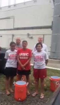 USC girls soccer staff- ALS ice bucket challenge - YouTube