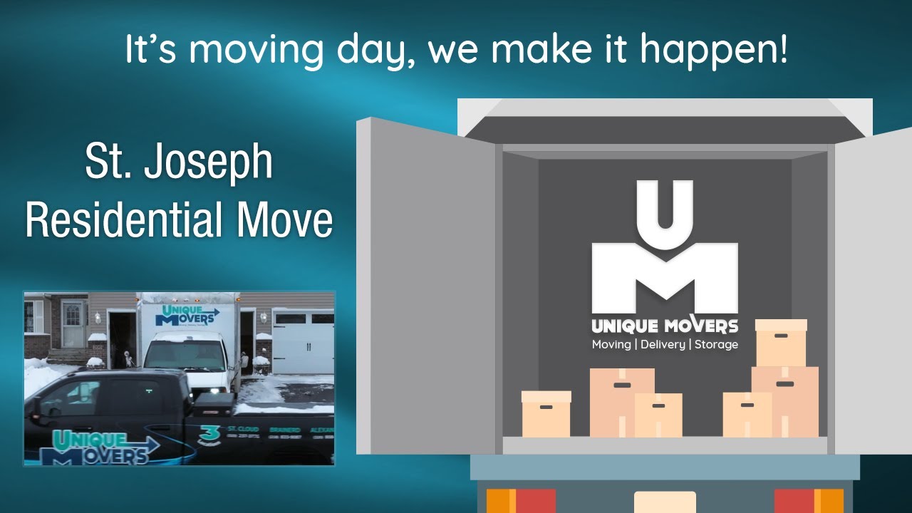 Residential Move, St. Joseph, MN Unique Movers YouTube