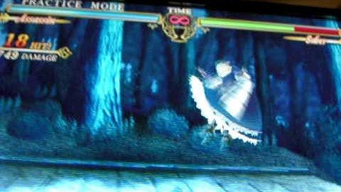 [PSP] Fate/Unlimited Codes - Assassin Combo Video No.4 (ArcanaRin)
