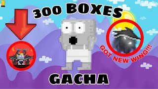 Growtopia Opening 300 Black Friday Boxes Got Black Uv Wings