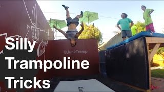 Silly Trampoline Tricks At Junktramp