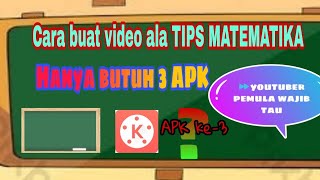 Cara membuat video pembelajaran MUDAH& SIMPLE ala tips matematika | HANYA 3 APK screenshot 4