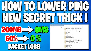 How To Lower Ping & Fix Packet Loss In ANY Game With This NEW Trick!