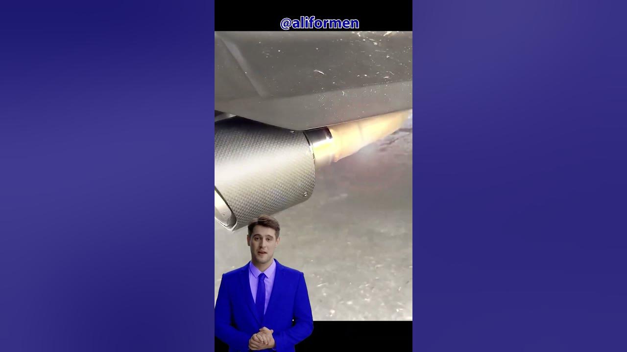 LED Насадка на выхлопную трубу - YouTube
