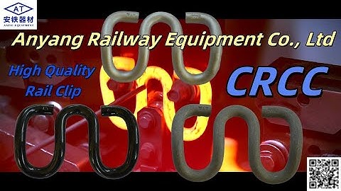 China Railway Elastic Rail Clips, Rail Tension Clips Factory -- Anyang Railway Equipment Co., Ltd