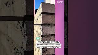 Famous Brick Wall Alignment Technique | Perfect Corner Masonry Method Profile