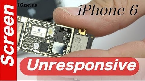 iPhone 6 touch screen not working