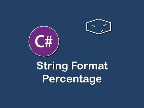 string format percentage in c#