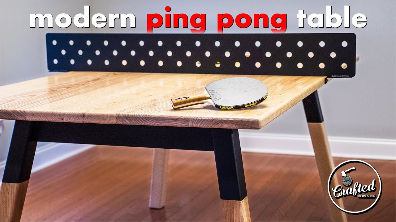 Building Modern PING PONG TABLE (It's Also A Dining Table) 🏓 Woodworking -