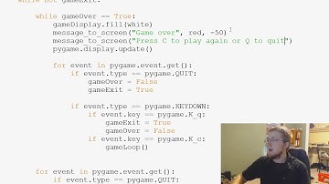 Pygame Python Game Development Tutorial   31   Game Over Screen