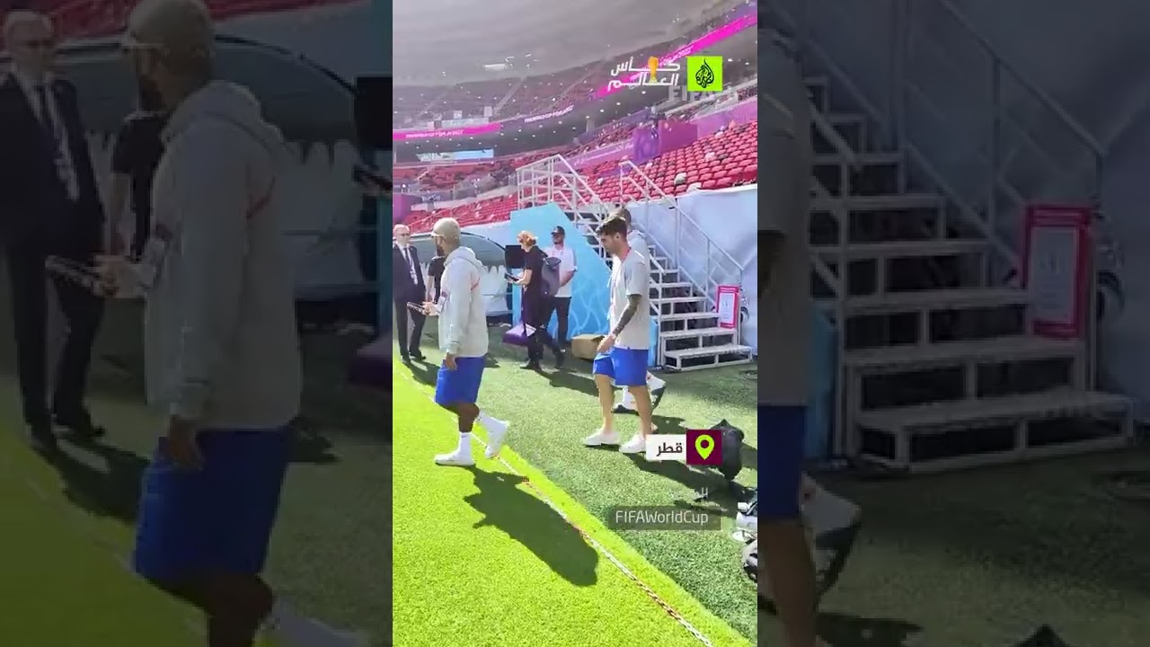 جولة استكشافية للمنتخب الأميركي في استاد أحمد بن علي الذي يستضيف مباراته اليوم ضد ويلز