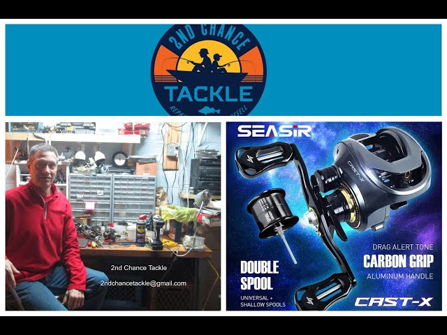 Seasir Cast X2 fishing reel review with an inside look at the gear