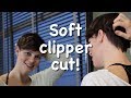 A soft clipper cut