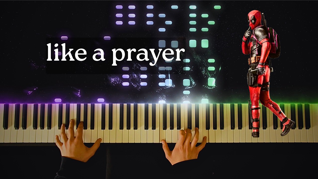 Madonna - Like a Prayer (Choir Version from "Deadpool" on Piano) - YouTube