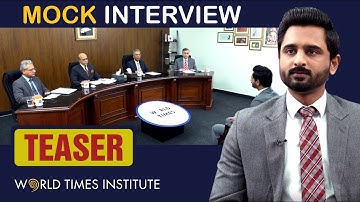 Mock Interview | Muhammad Jawad | World Times Institute | Teaser