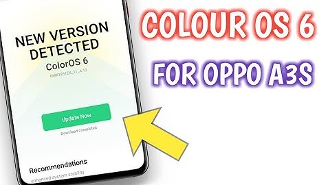 Colour os 6 and pie update for oppo a3s | oppo a3s pie update | oppo a3s colour os 6 UPDATE