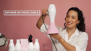 Difusor Para Secar el Cabello Rizado de Rizos Curls