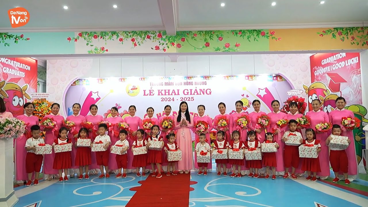 LỄ KHAI GIẢNG TRƯỜNG MẦM NON HỒNG NHUNG