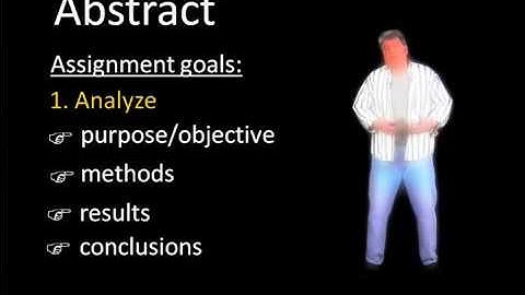 APA Abstract: How to Write the Academic Abstract