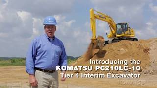 Komatsu crawler excavators | PC 210 LC 10 | The Machinery channel