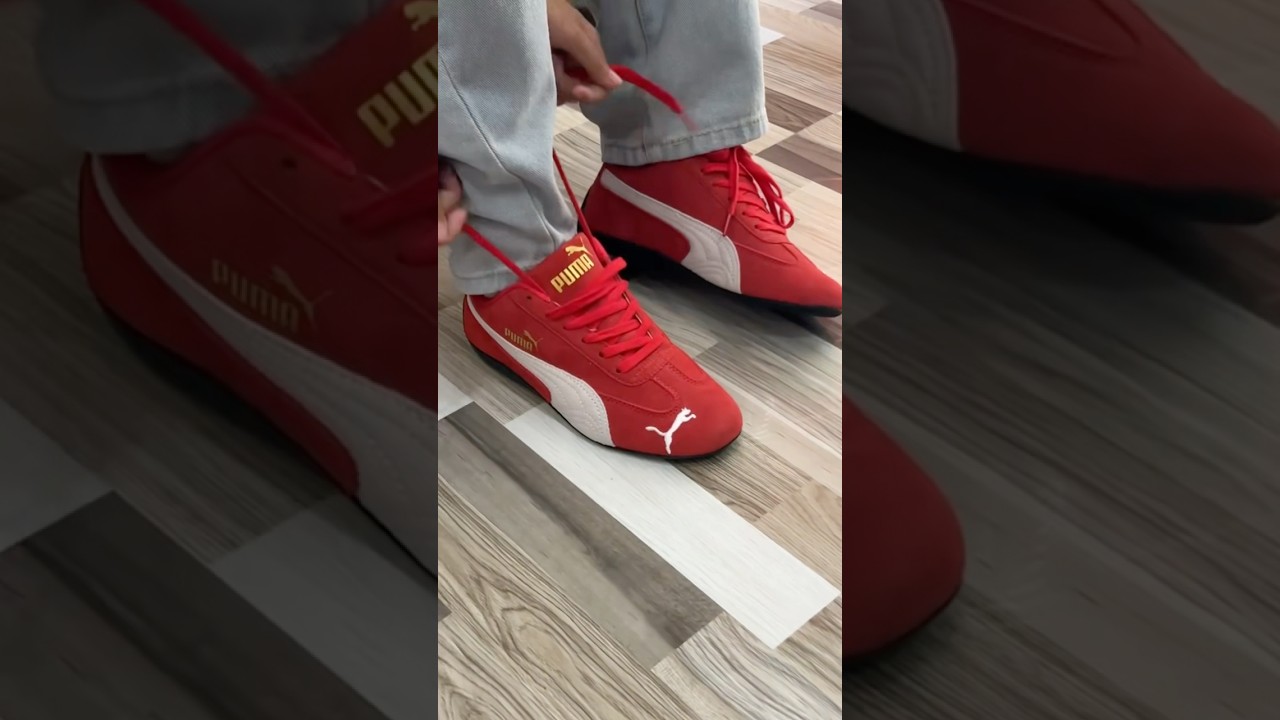 puma speedcat in tempting red color 
