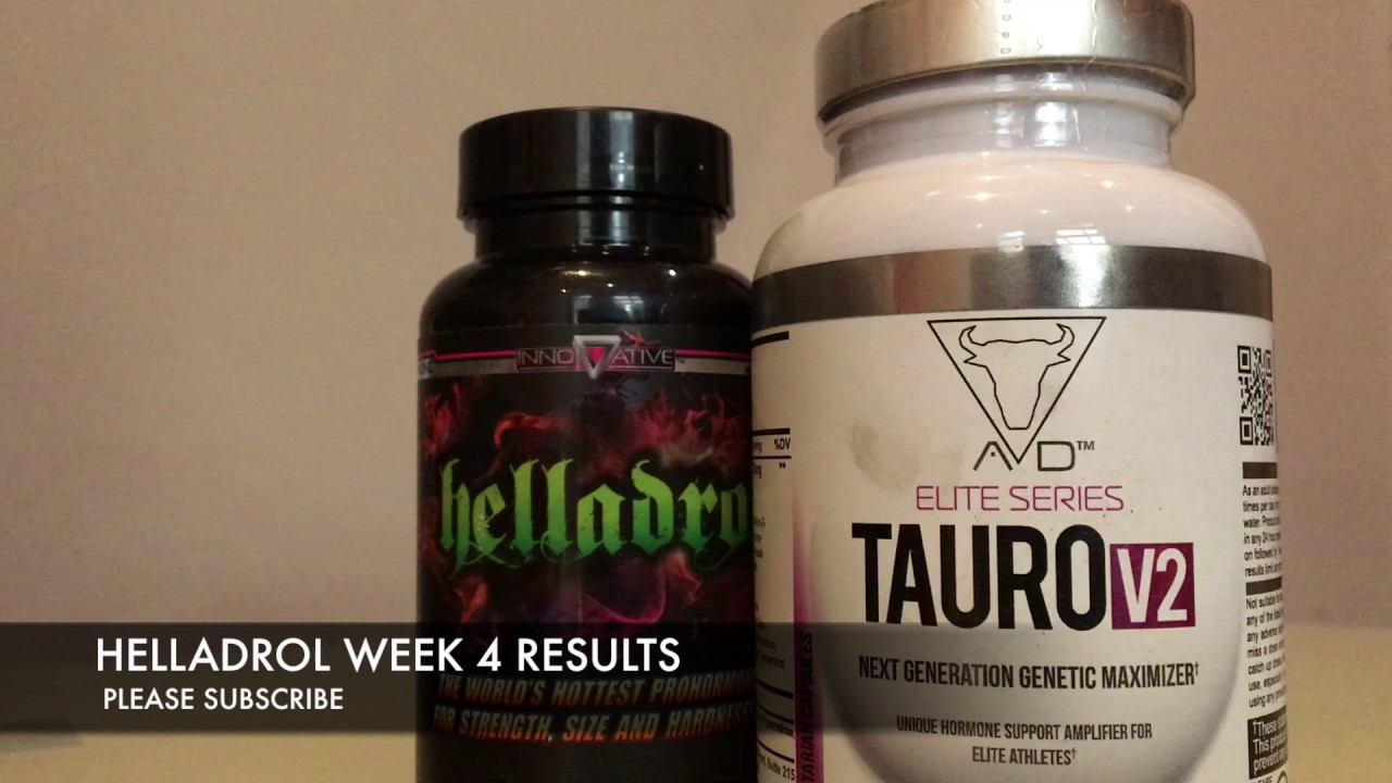 HELLADROL BY INNOVATIVE LABS RESULTS WEEK 4/TAURO V2 PCT REVIEW
