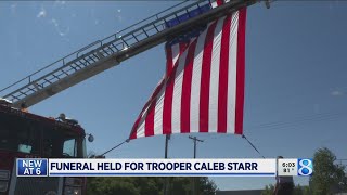 Funeral held for Trooper Caleb Starr