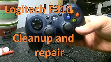 Logitech F310 cleanup and repair