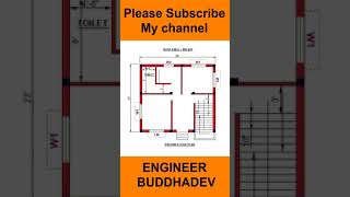 23X26 BUILDING PLAN DESIGN | 2BHK House Plan with 2 Bedrooms