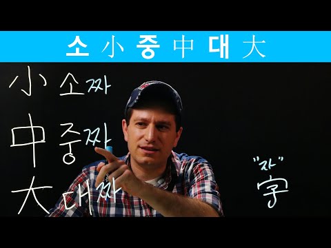 Three Hanja for ordering food 小 中 大 (한자) | Korean FAQ