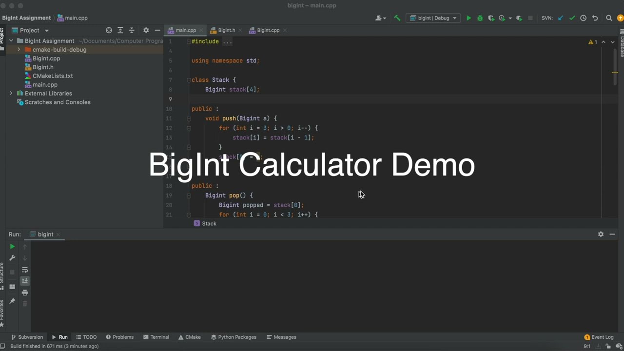 BigInt Calculator Demonstration - YouTube