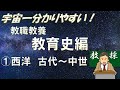 【教職教養】教育史①西洋　古代～中世　#教員採用試験　#教採　#教採セミナー